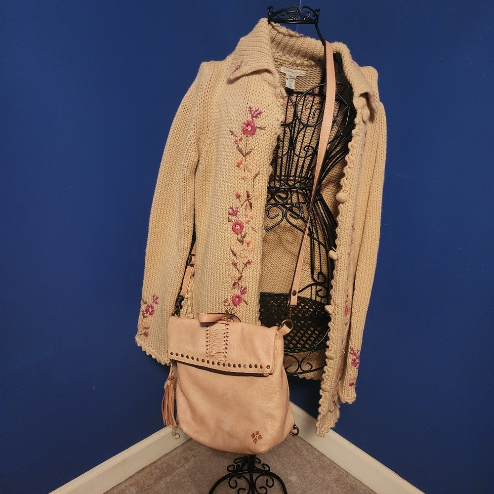 PATRICIA NASH Luzille backpack/crossbody leather purse and wallet